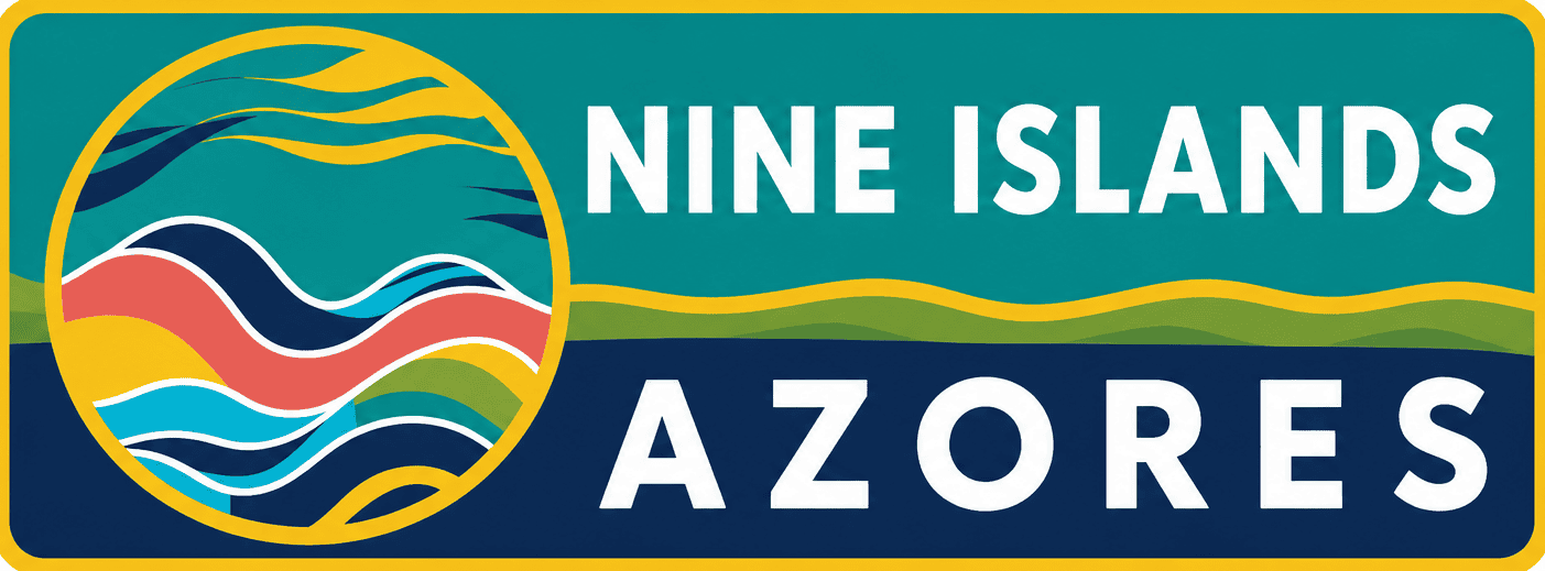 horizontal nine islands azores logo